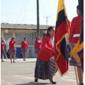 Estudiantes de tercero de bachillerato juraron la Bandera Nacional
